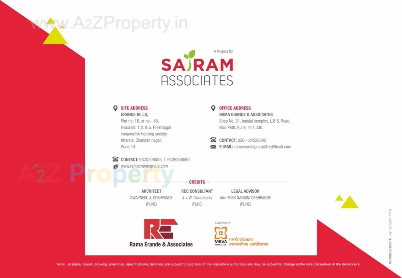  of real estate project Erande Hills located at Kharadi, Pune, Maharashtra