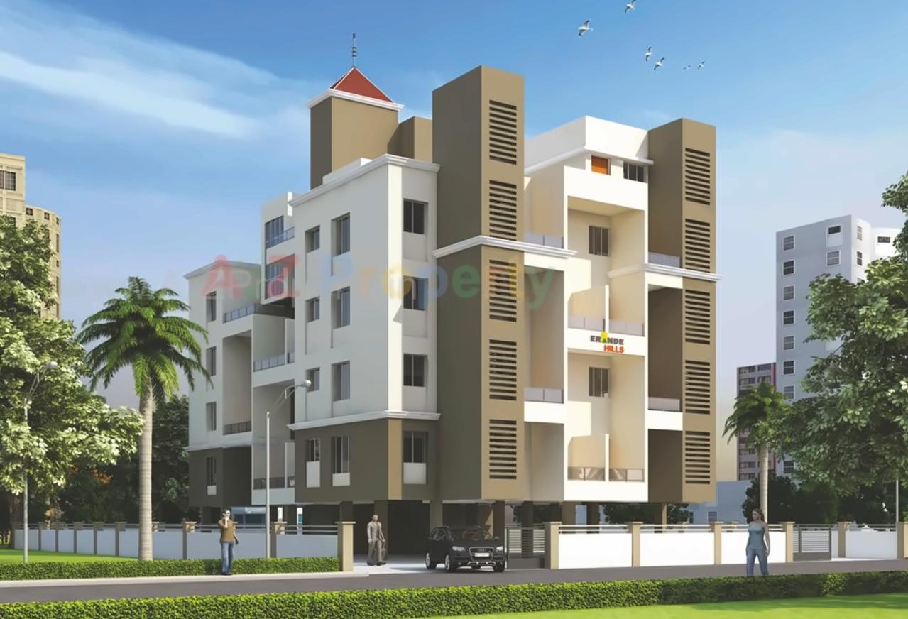 3D Elevation of real estate project Erande Hills located at Kharadi, Pune, Maharashtra