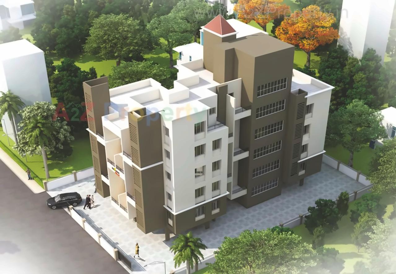 3D Elevation of real estate project Erande Hills located at Kharadi, Pune, Maharashtra