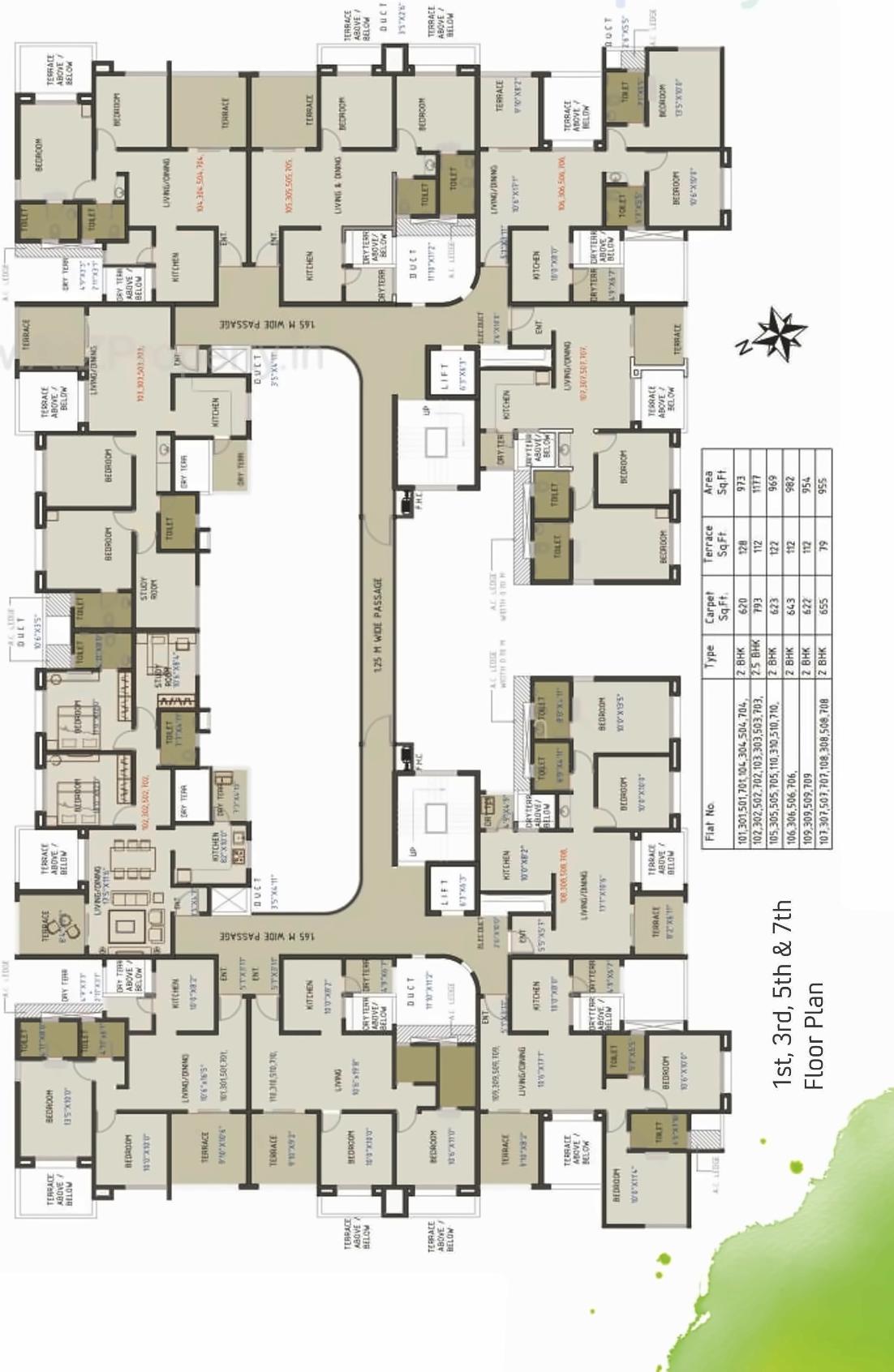 Layout of real estate project Essenseia located at Kondhwa-bk, Pune, Maharashtra