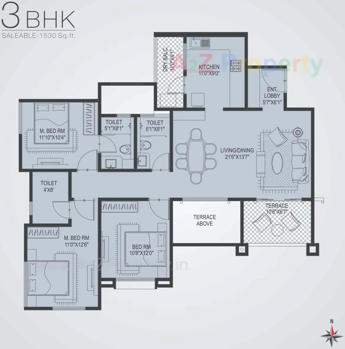 Layout of real estate project Eternia located at Hadapsar, Pune, Maharashtra
