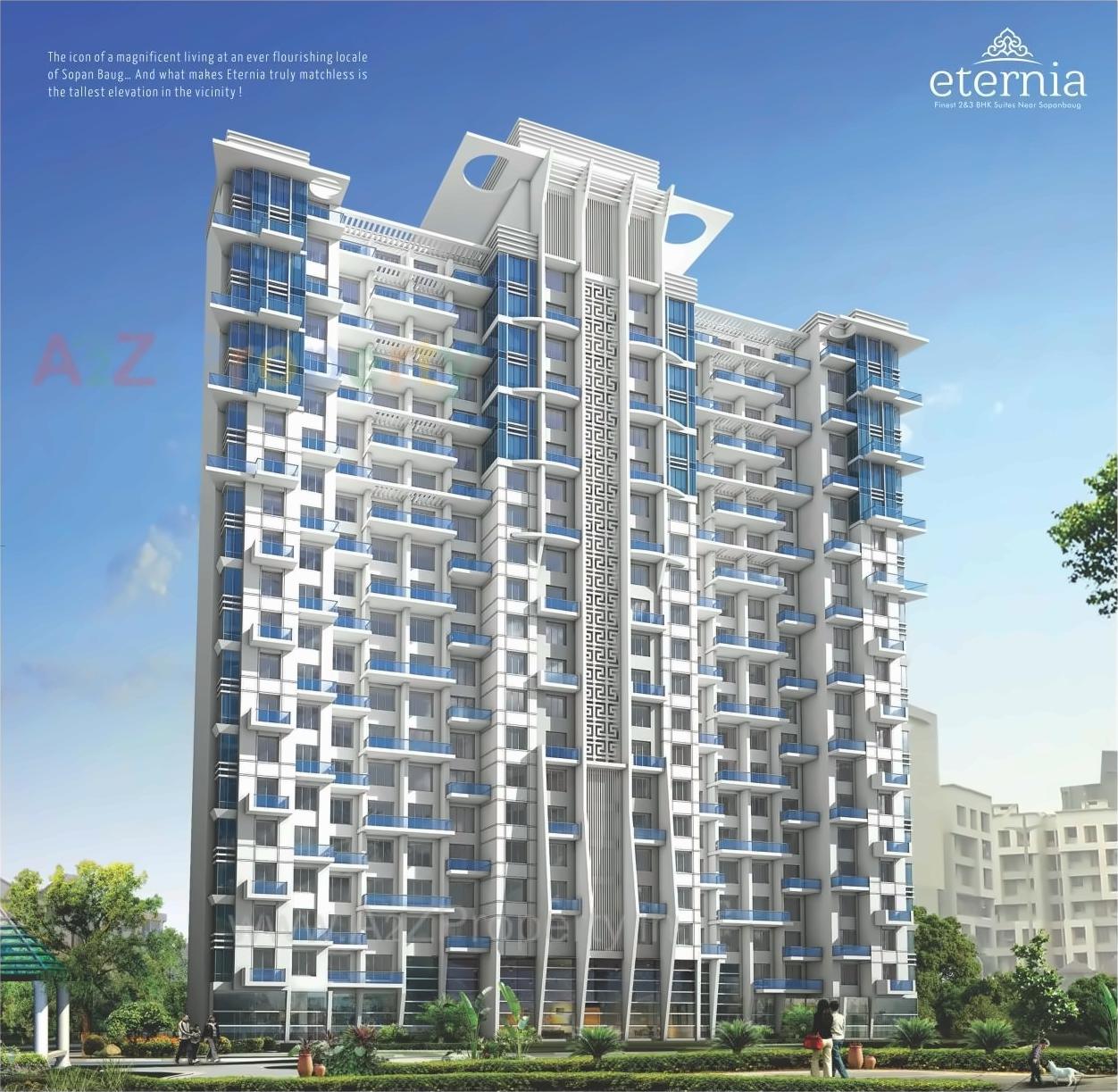 3D Elevation of real estate project Eternia located at Hadapsar, Pune, Maharashtra