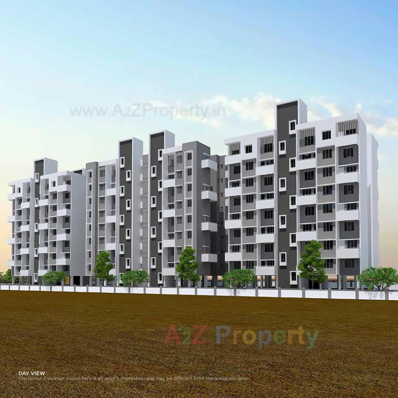 3D Elevation of real estate project Eva Homes located at Pimpri-chinchawad-m-corp, Pune, Maharashtra