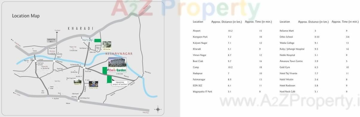  of real estate project Eves Garden located at Keshavnagarmundwa, Pune, Maharashtra