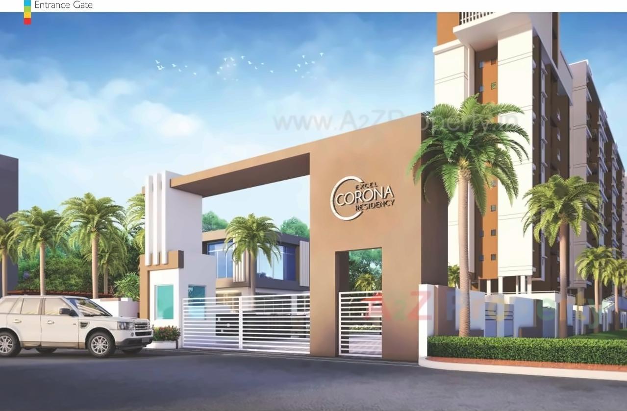3D Elevation of real estate project Excel Corona Residency B located at Pimpri-chinchawad-m-corp, Pune, Maharashtra