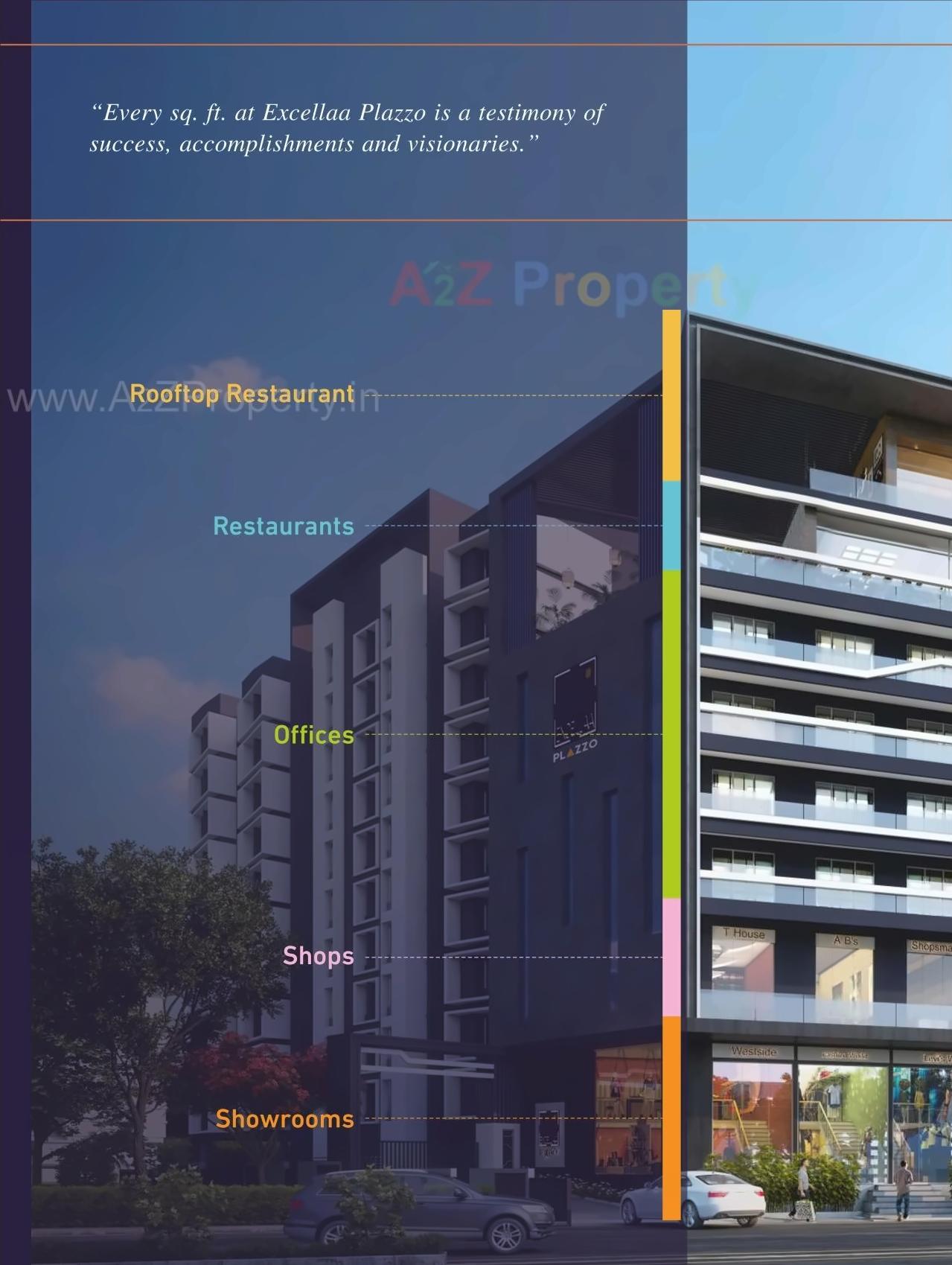 3D Elevation of real estate project Excellaa Plazzo located at Ambegaon-bk, Pune, Maharashtra