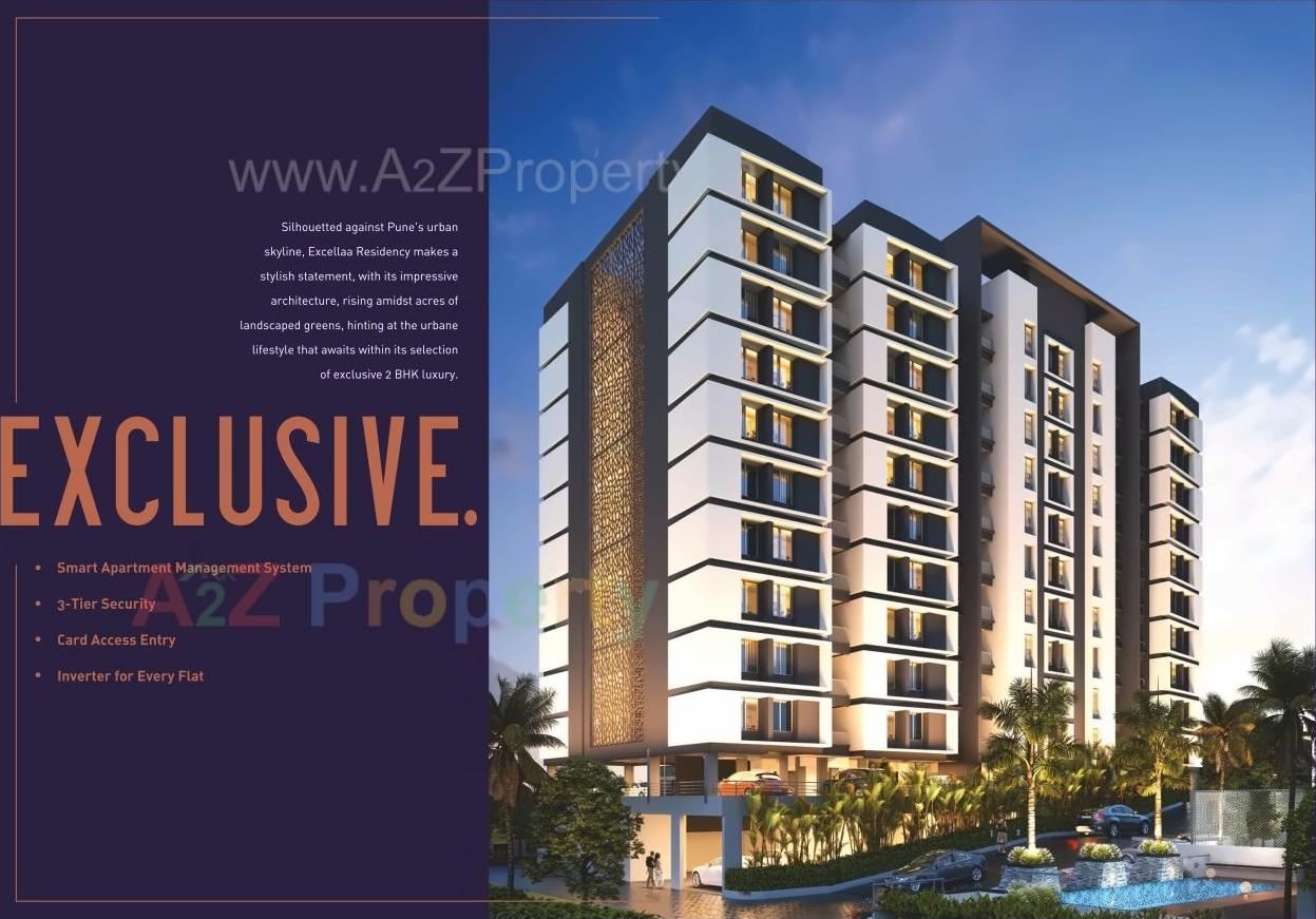 3D Elevation of real estate project Excellaa Residency located at Ambegaon-bk, Pune, Maharashtra
