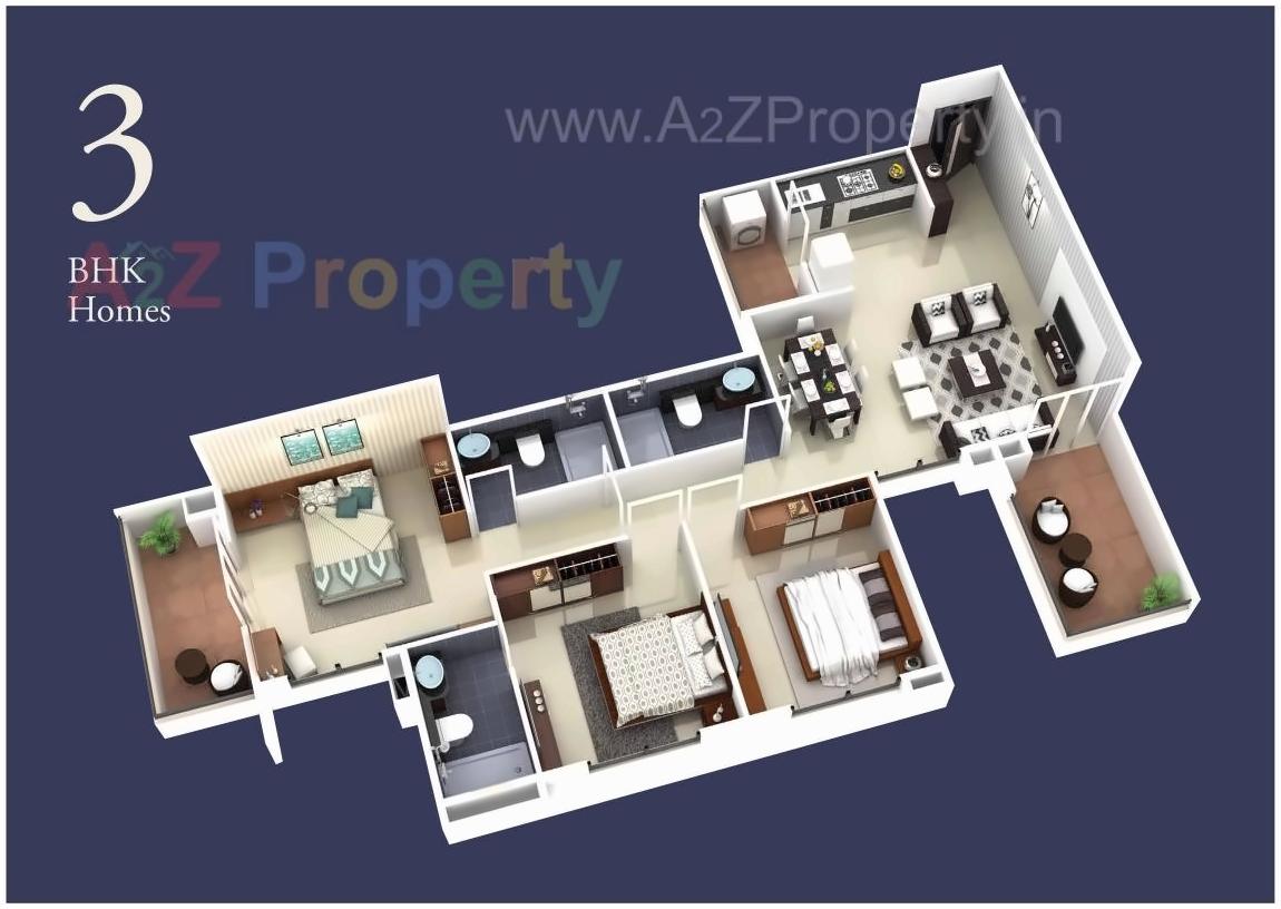 Layout of real estate project Falcon located at Sus, Pune, Maharashtra