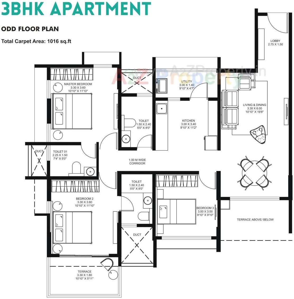 Layout of real estate project Florida River Walk located at Keshavnagarmundwa, Pune, Maharashtra