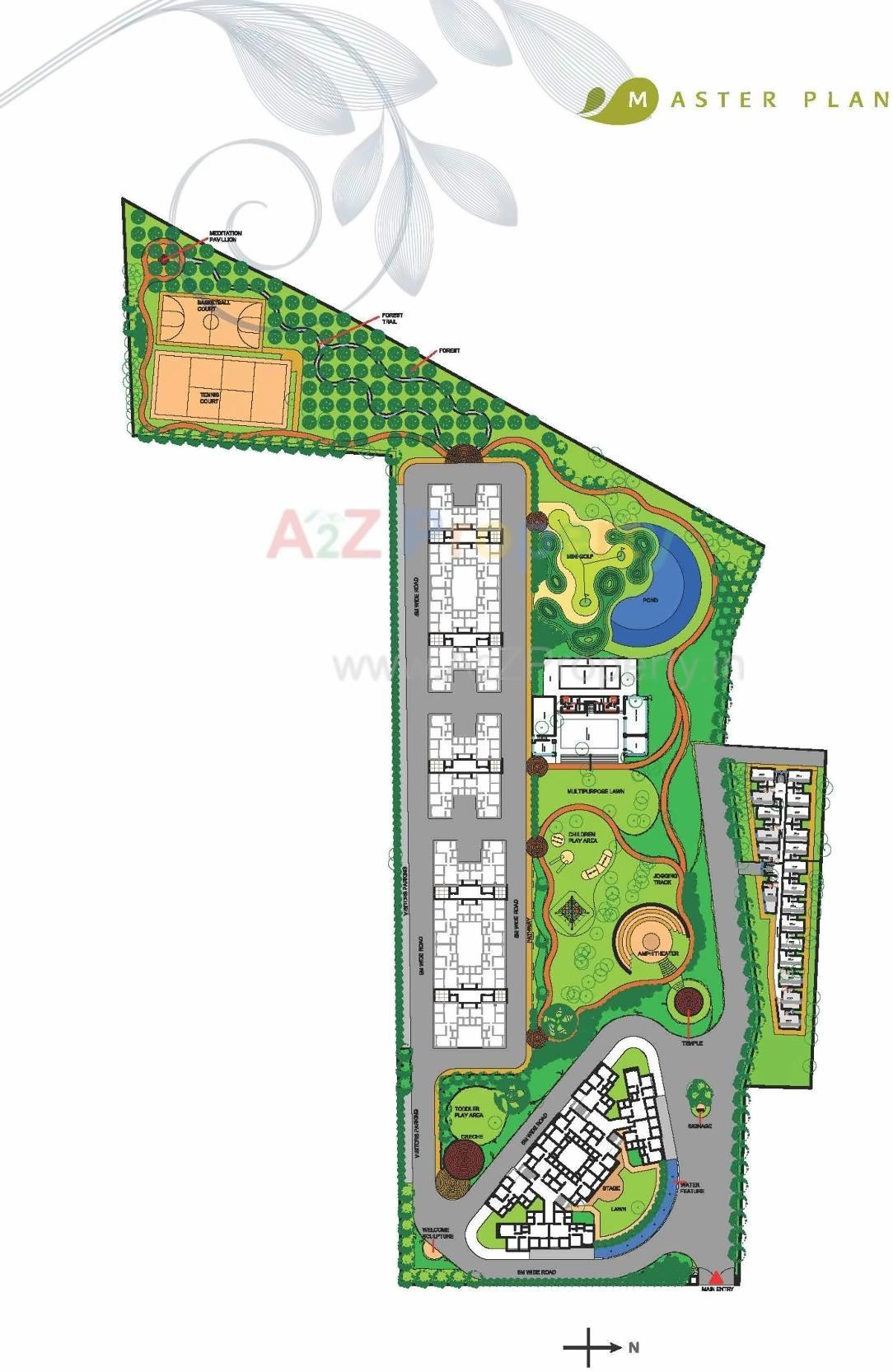 Layout of real estate project Florista County located at Hadapsar, Pune, Maharashtra