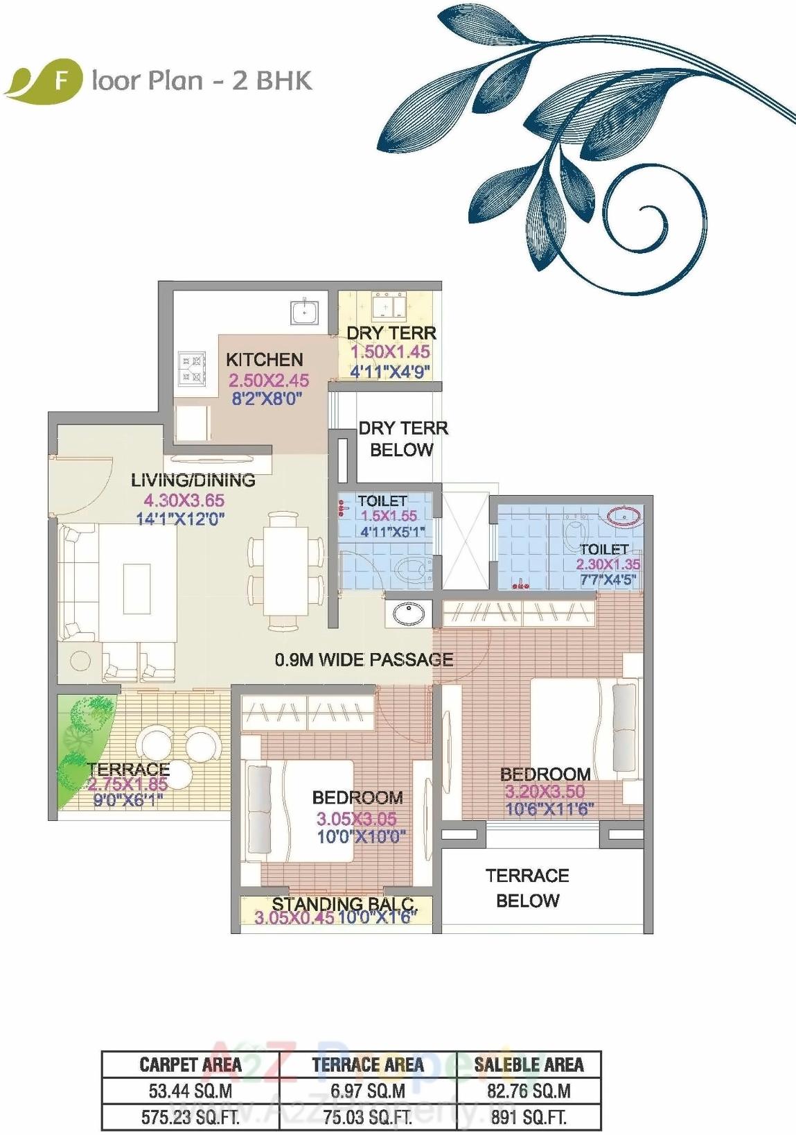 Layout of real estate project Florista County located at Hadapsar, Pune, Maharashtra