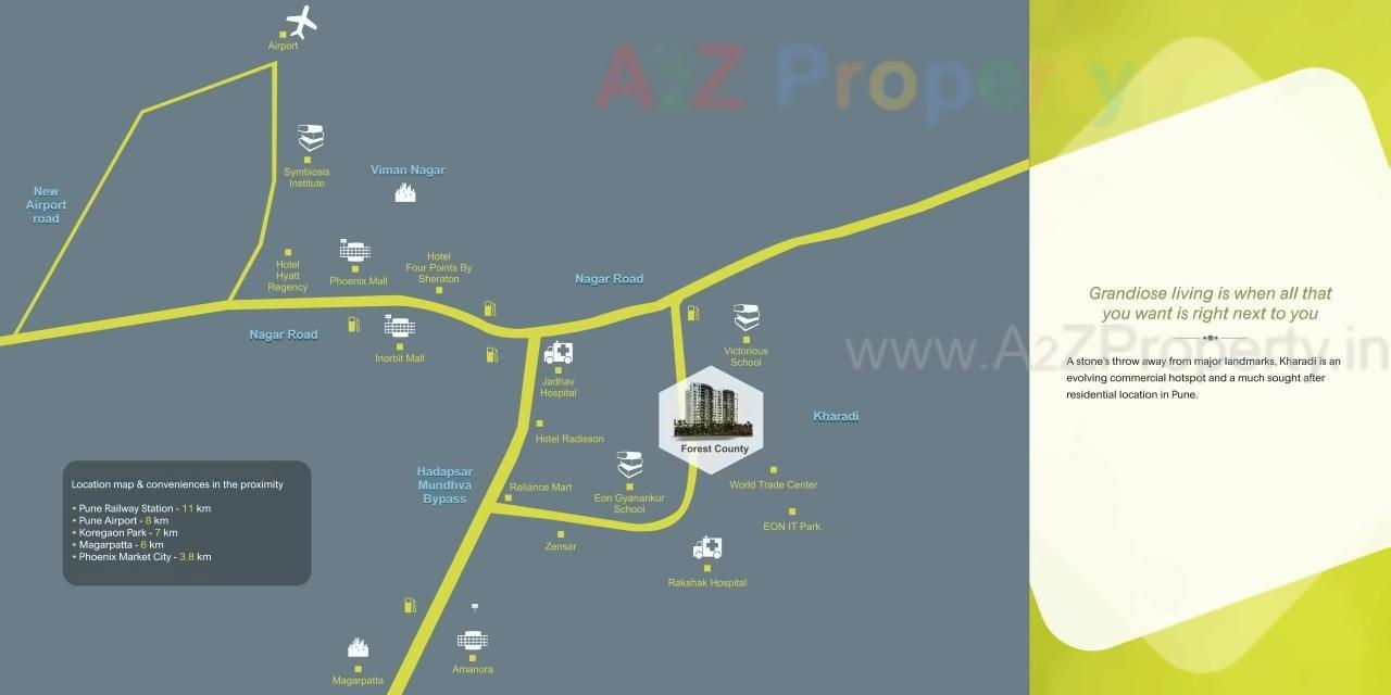  of real estate project Forest County located at Kharadi, Pune, Maharashtra
