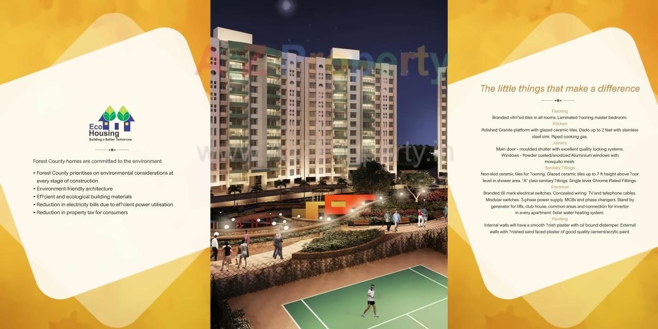  of real estate project Forest County located at Kharadi, Pune, Maharashtra