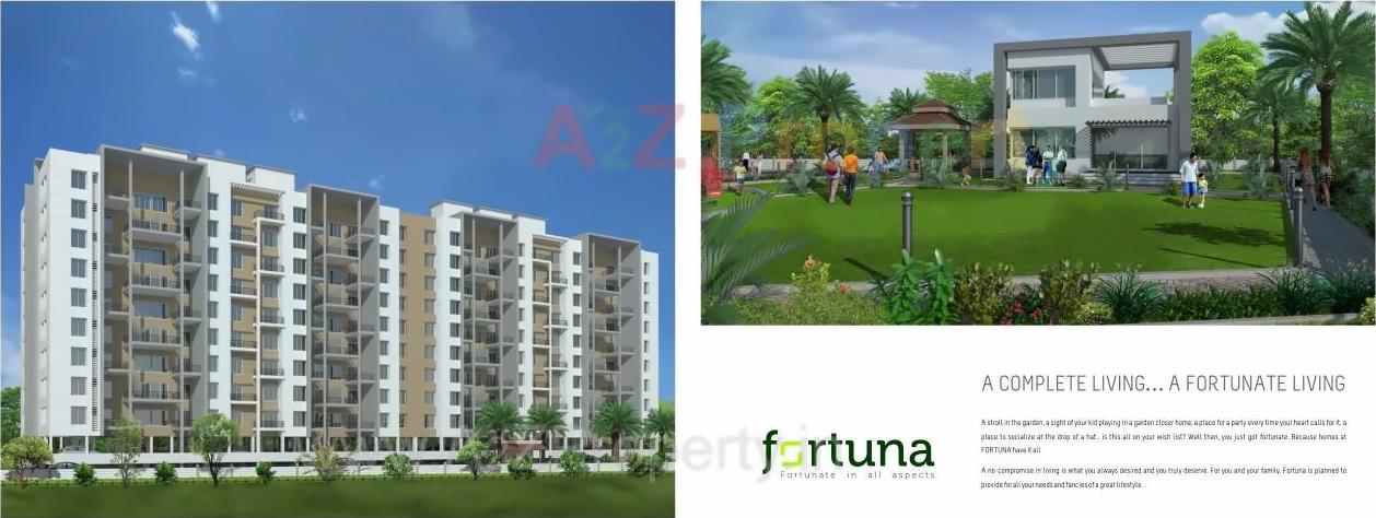 3D Elevation of real estate project Fortuna located at Pune-m-corp, Pune, Maharashtra