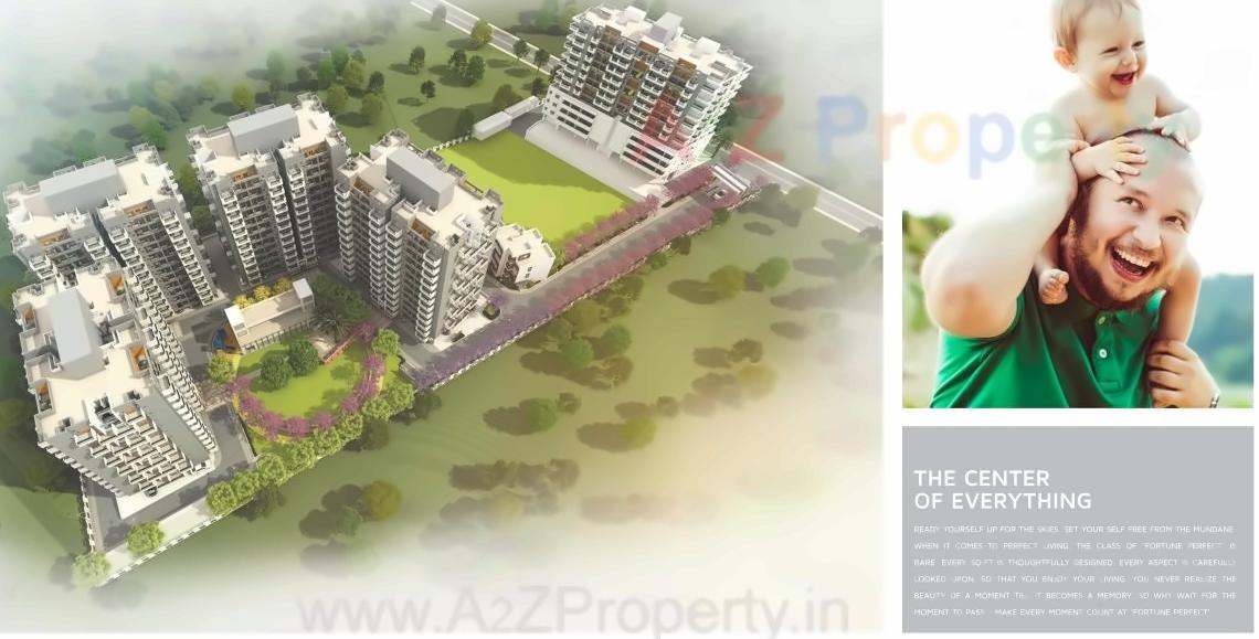 Layout of real estate project Fortune Perfect located at Pune-m-corp, Pune, Maharashtra