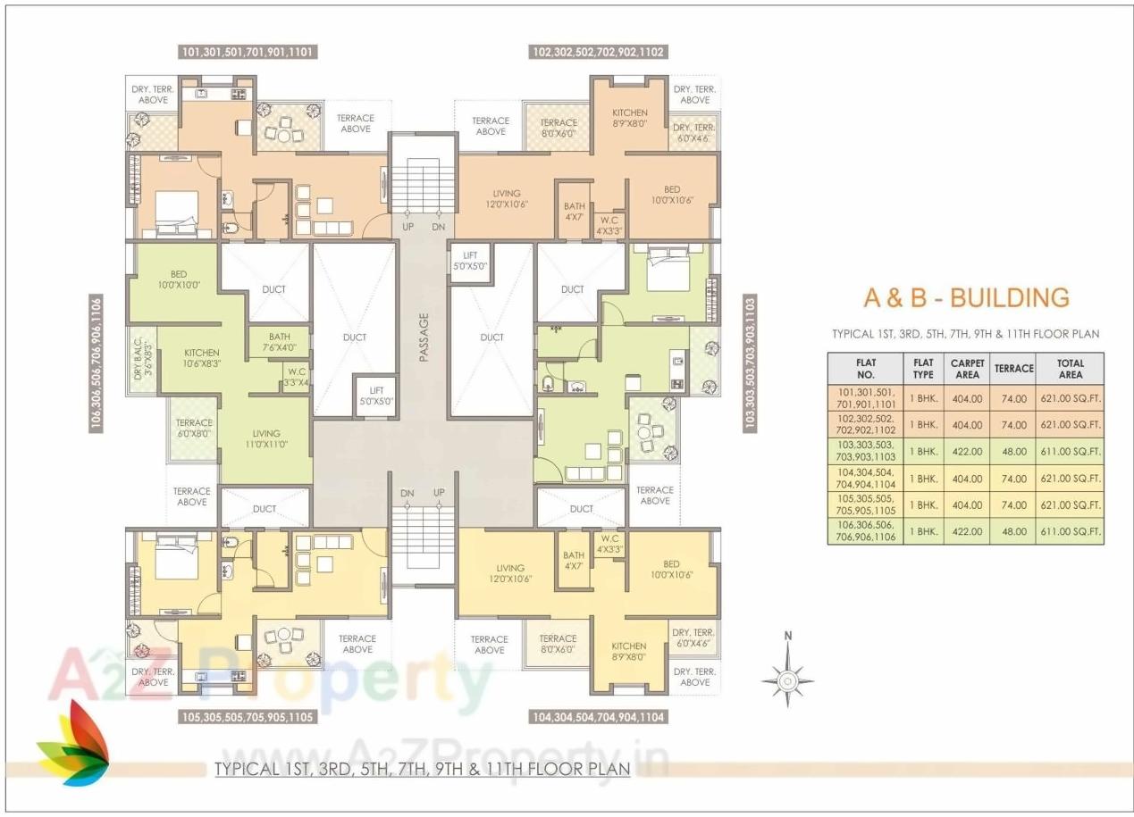 Layout of real estate project Fortune Shubhan located at Pune-m-corp, Pune, Maharashtra