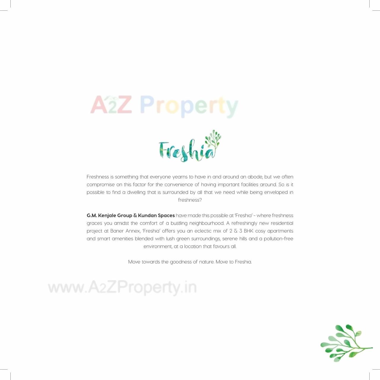  of real estate project Freshia located at Sus, Pune, Maharashtra