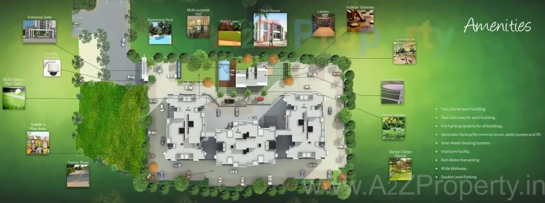 Layout of real estate project Fusion City located at Kondhve-dhawade, Pune, Maharashtra