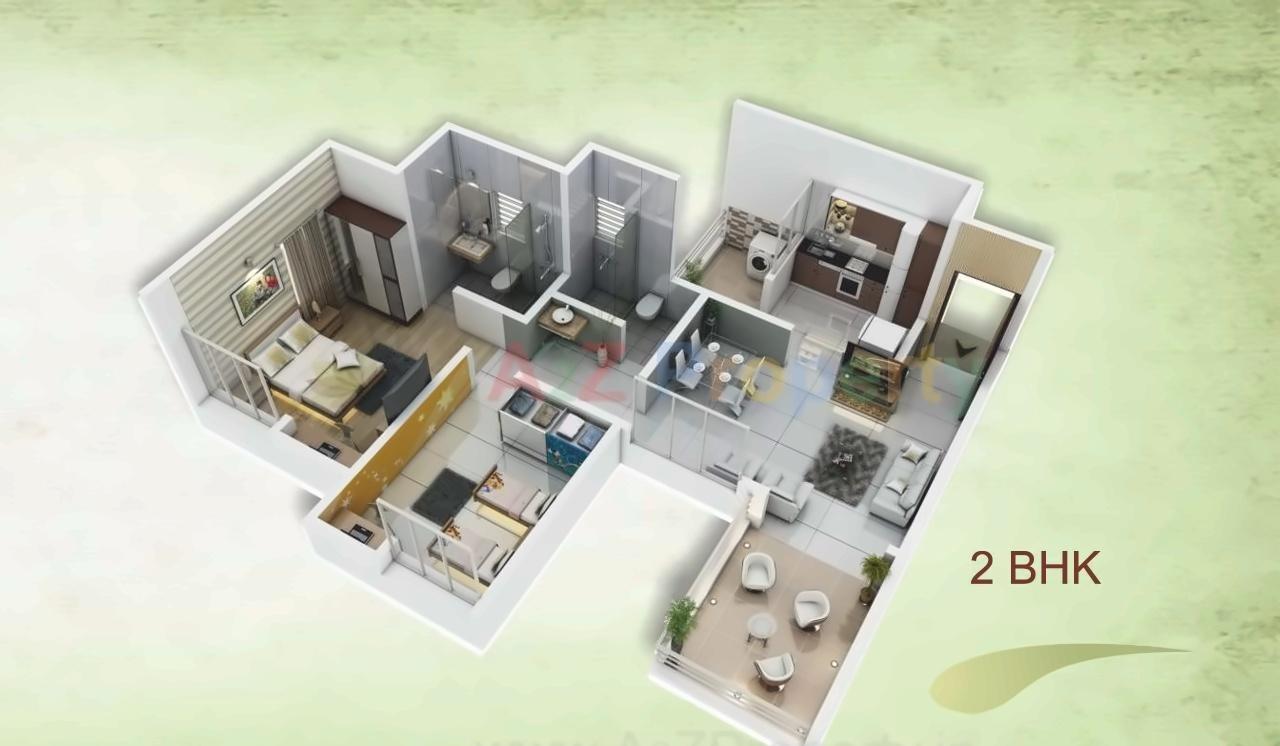 Layout of real estate project Fusion City located at Kondhve-dhawade, Pune, Maharashtra