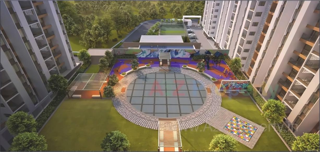 3D Elevation of real estate project Fusion Towers located at Bhoirwadi, Pune, Maharashtra