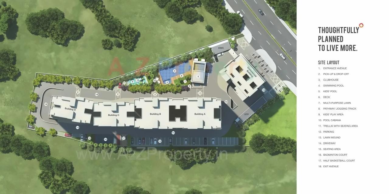 3D Elevation of real estate project Gagan Avencia located at Kharadi, Pune, Maharashtra