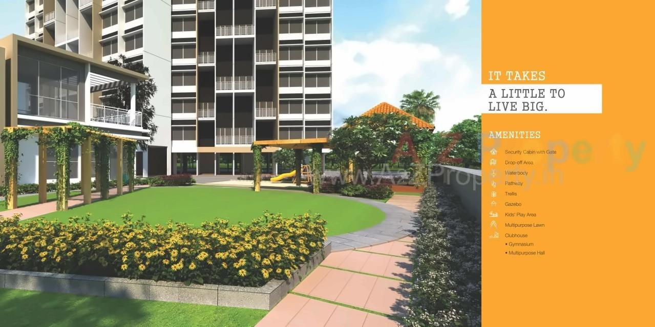 3D Elevation of real estate project Gagan Tisha located at Undri, Pune, Maharashtra