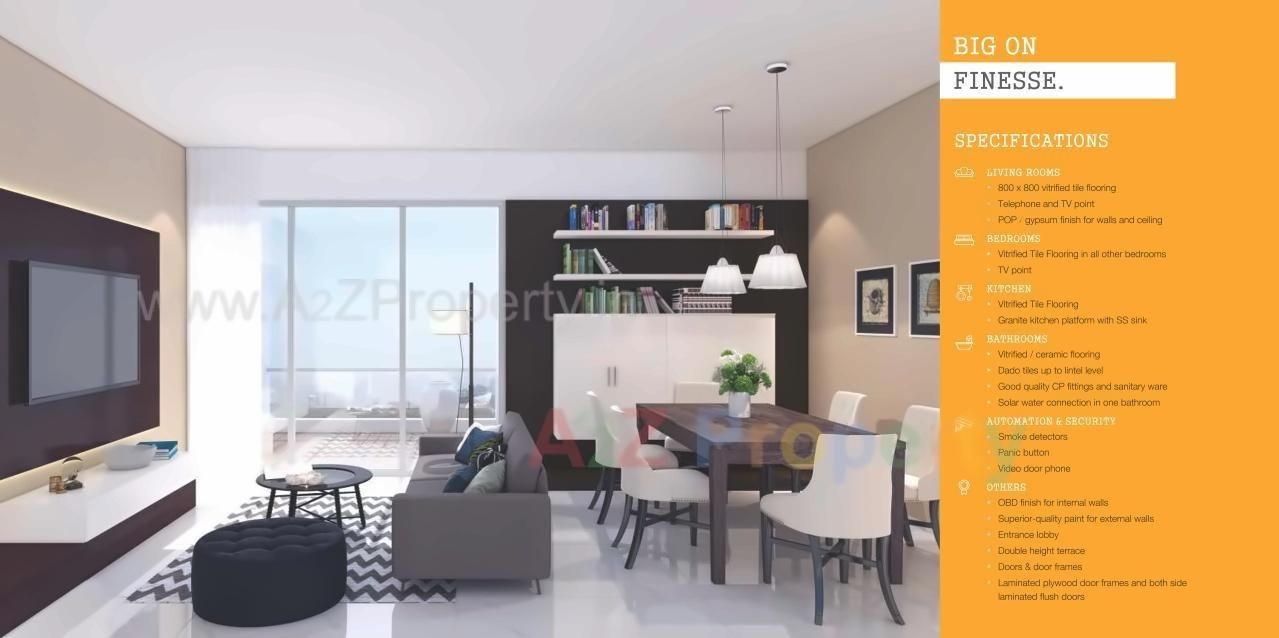 3D Elevation of real estate project Gagan Tisha located at Undri, Pune, Maharashtra