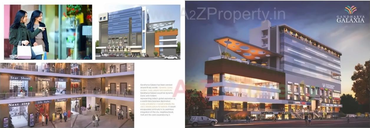 3D Elevation of real estate project Gandharv Galaxia located at Hadapsar, Pune, Maharashtra