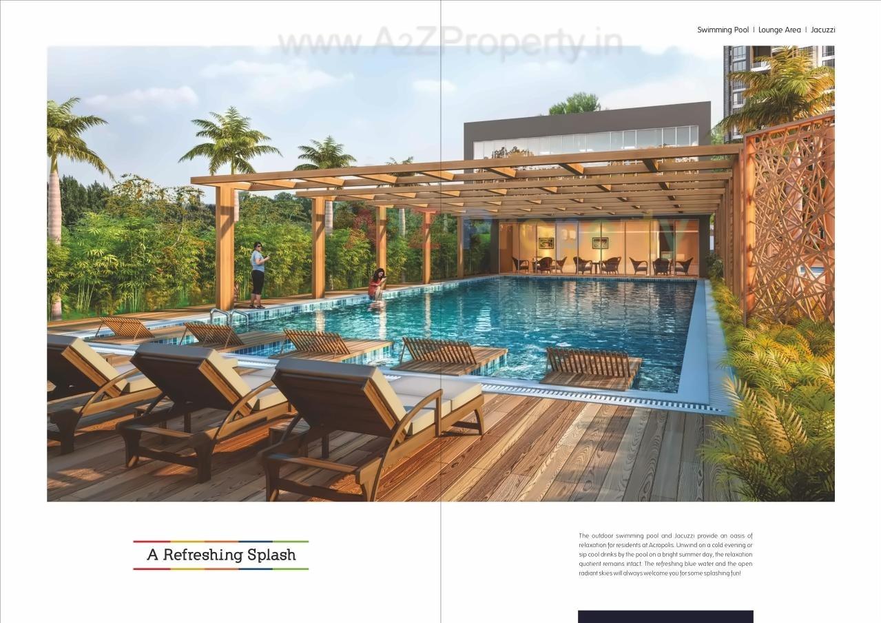 3D Elevation of real estate project Ganga Acropolis located at Sus, Pune, Maharashtra