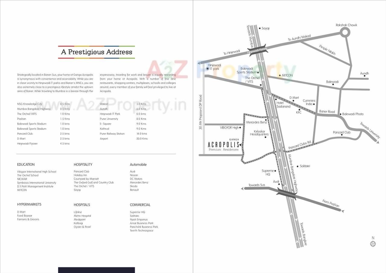  of real estate project Ganga Acropolis located at Sus, Pune, Maharashtra