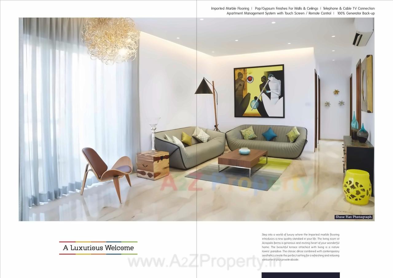 3D Elevation of real estate project Ganga Acropolis located at Sus, Pune, Maharashtra