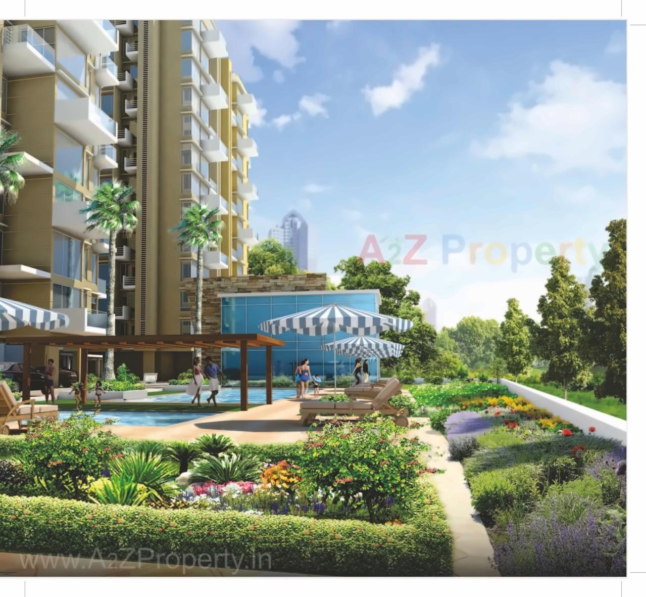 3D Elevation of real estate project Ganga Aurum Park located at Tathwade, Pune, Maharashtra