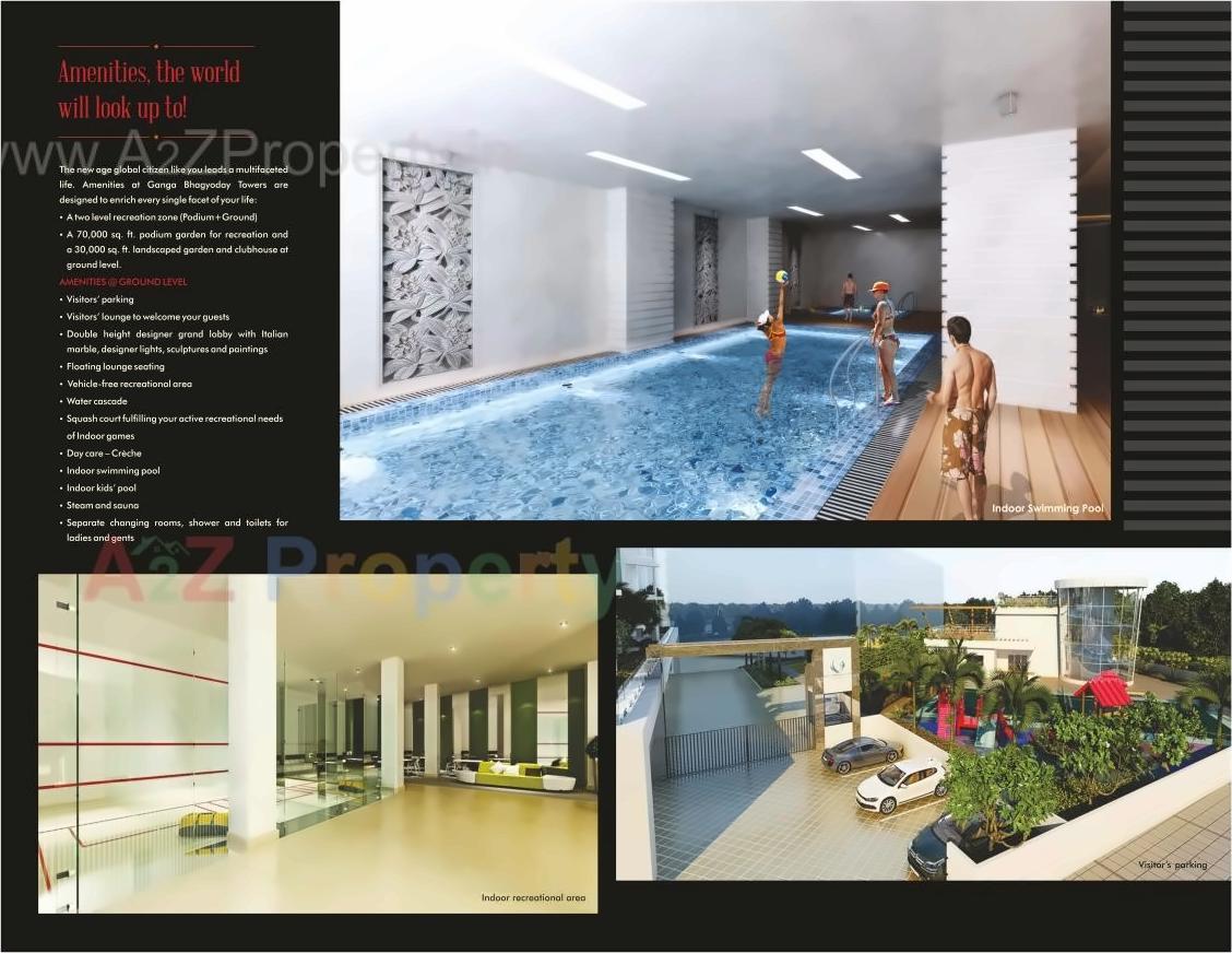 3D Elevation of real estate project Ganga Bhagyoday located at Pune-m-corp, Pune, Maharashtra