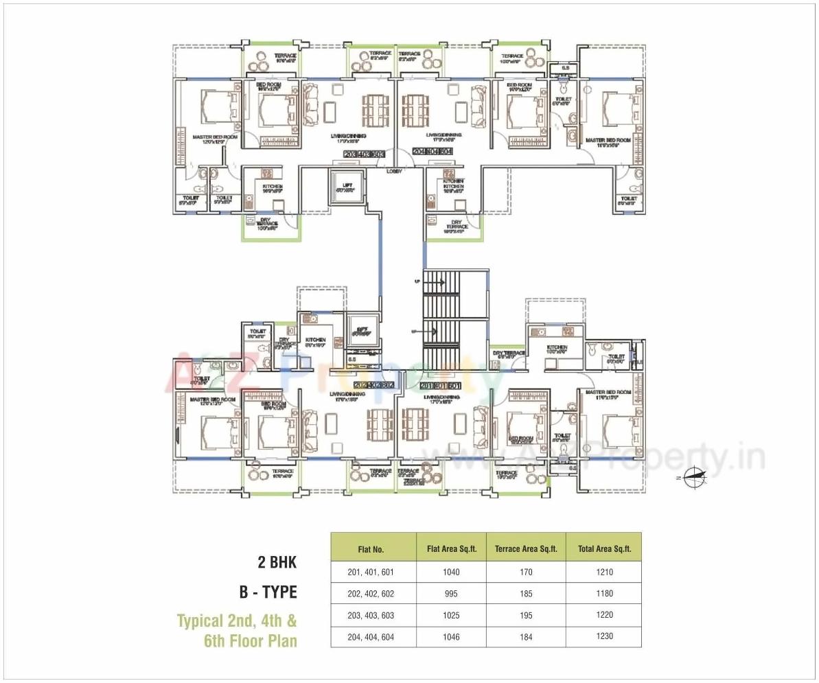 Layout of real estate project Ganga Elika located at Undri, Pune, Maharashtra