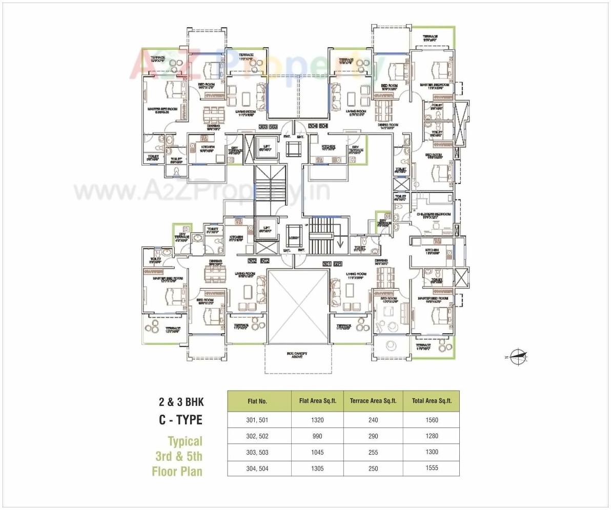 Layout of real estate project Ganga Elika located at Undri, Pune, Maharashtra