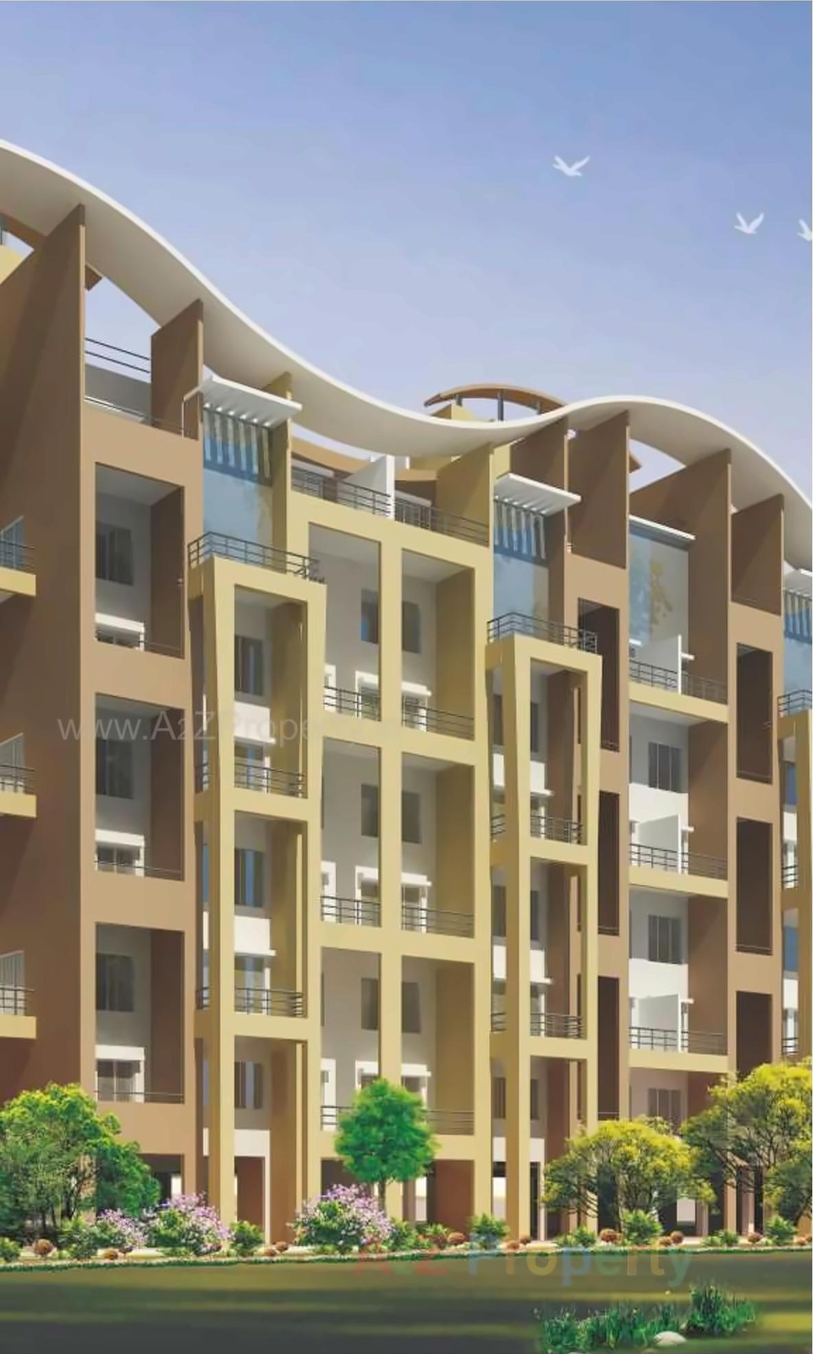 3D Elevation of real estate project Ganga Elika located at Undri, Pune, Maharashtra