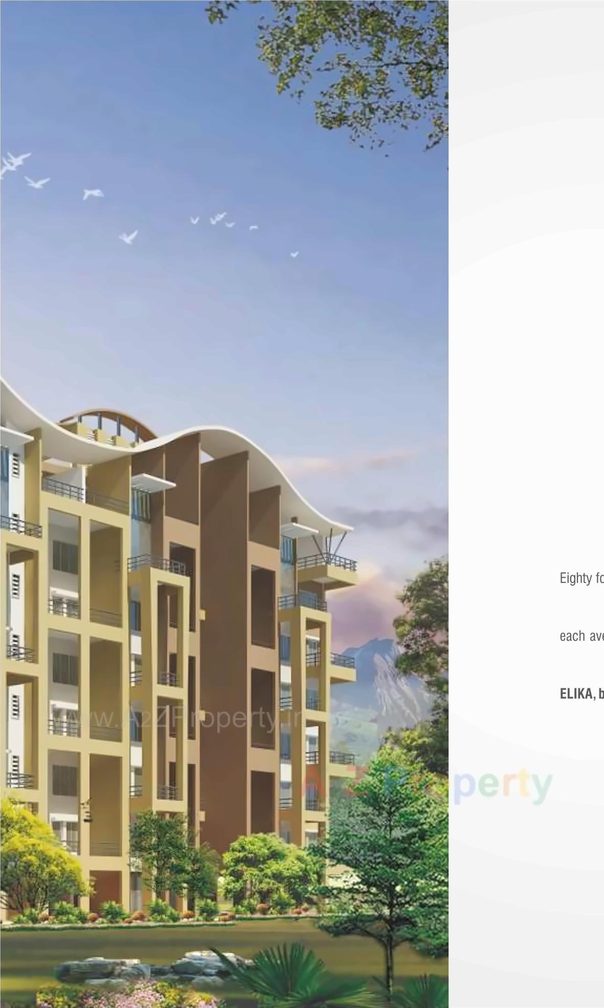 3D Elevation of real estate project Ganga Elika located at Undri, Pune, Maharashtra