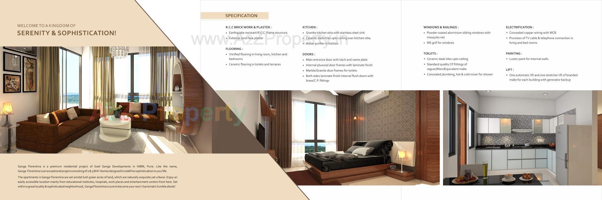  of real estate project Ganga Florentina located at Mohammadwadi, Pune, Maharashtra