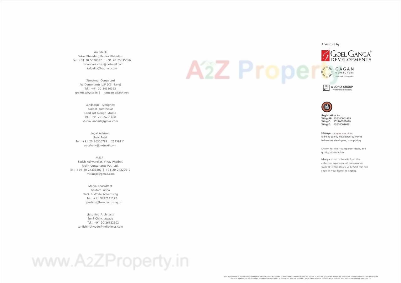  of real estate project Ganga Ishanya Ab located at Dhankawadi, Pune, Maharashtra