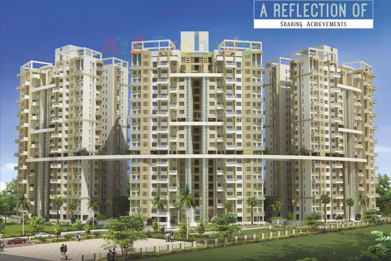 3D Elevation of real estate project Ganga Ishanya Ab located at Dhankawadi, Pune, Maharashtra