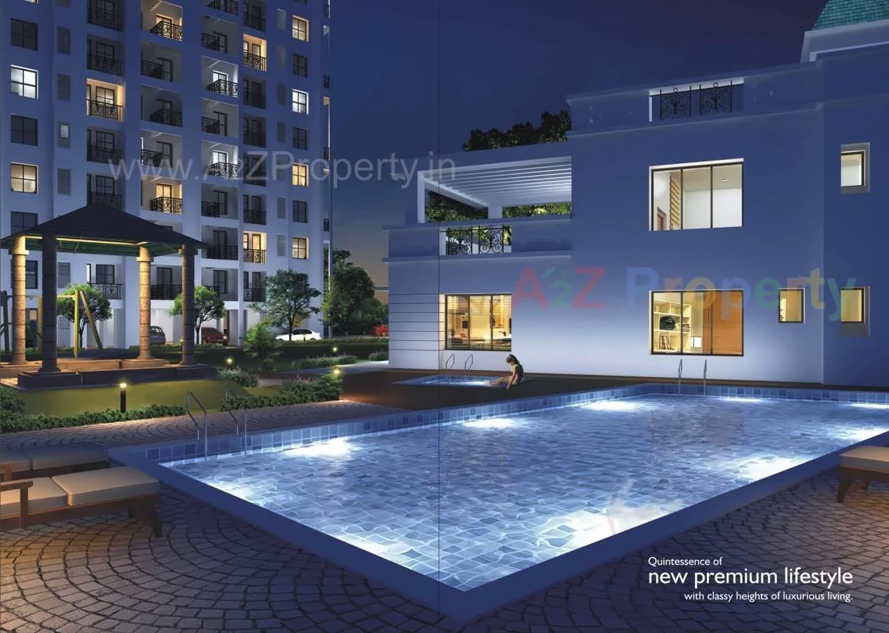 3D Elevation of real estate project Ganga Kingston located at Mohammadwadi, Pune, Maharashtra