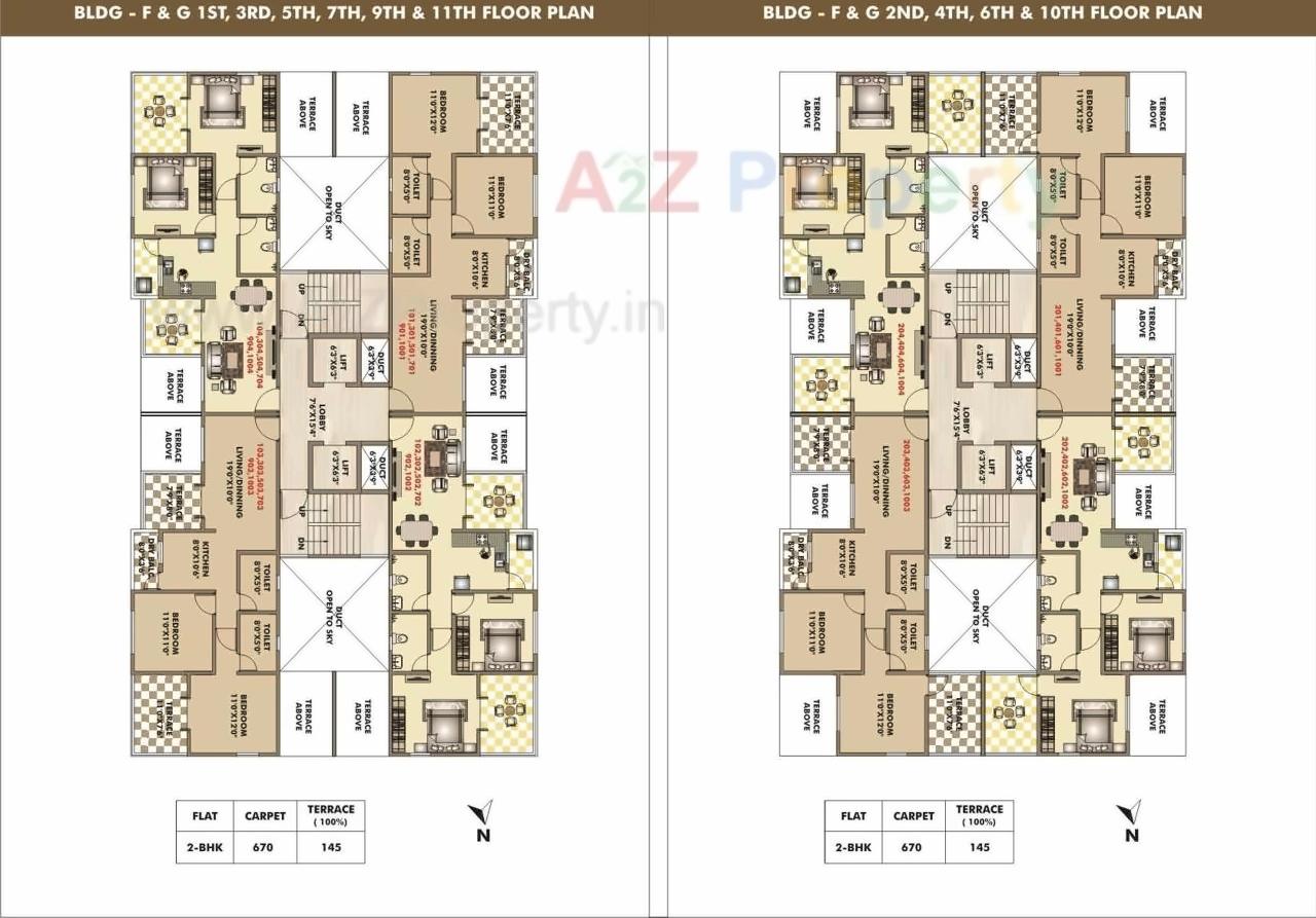 Layout of real estate project Ganga Kingston located at Mohammadwadi, Pune, Maharashtra