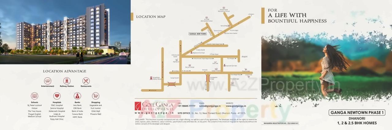  of real estate project Ganga Newtown located at Dhanori, Pune, Maharashtra
