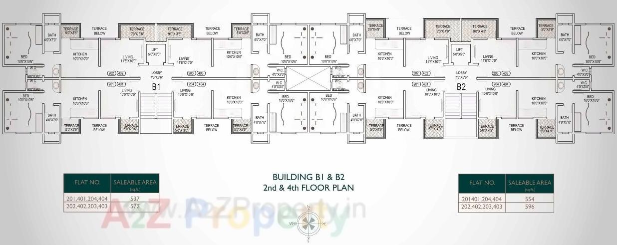 Layout of real estate project Ganga Niwas located at Dhanori, Pune, Maharashtra