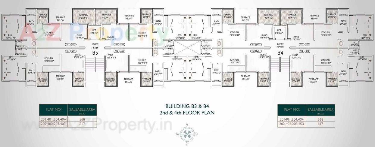 Layout of real estate project Ganga Niwas located at Dhanori, Pune, Maharashtra