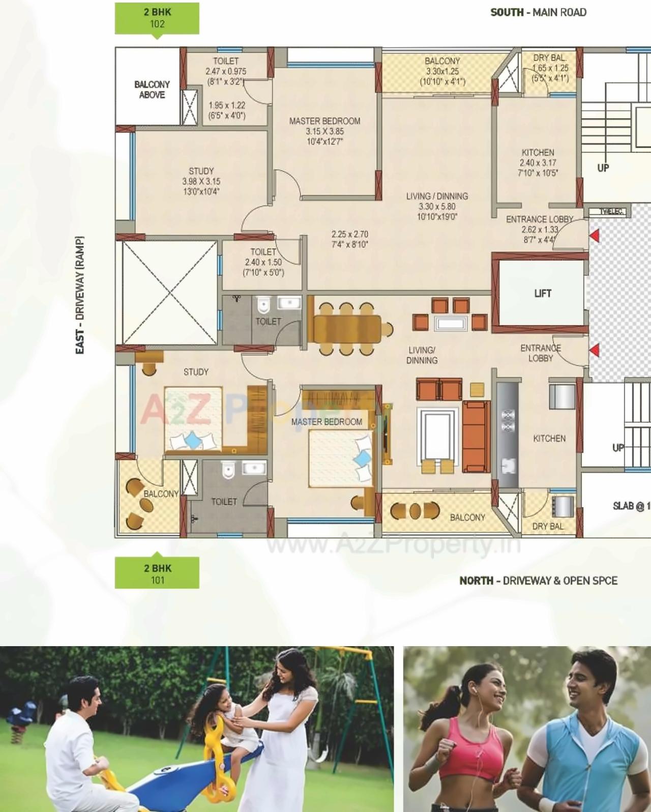 Layout of real estate project Garden Enclave located at Kondhwa-khurd, Pune, Maharashtra