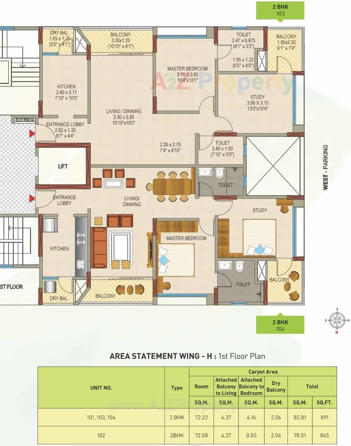 Layout of real estate project Garden Enclave located at Kondhwa-khurd, Pune, Maharashtra