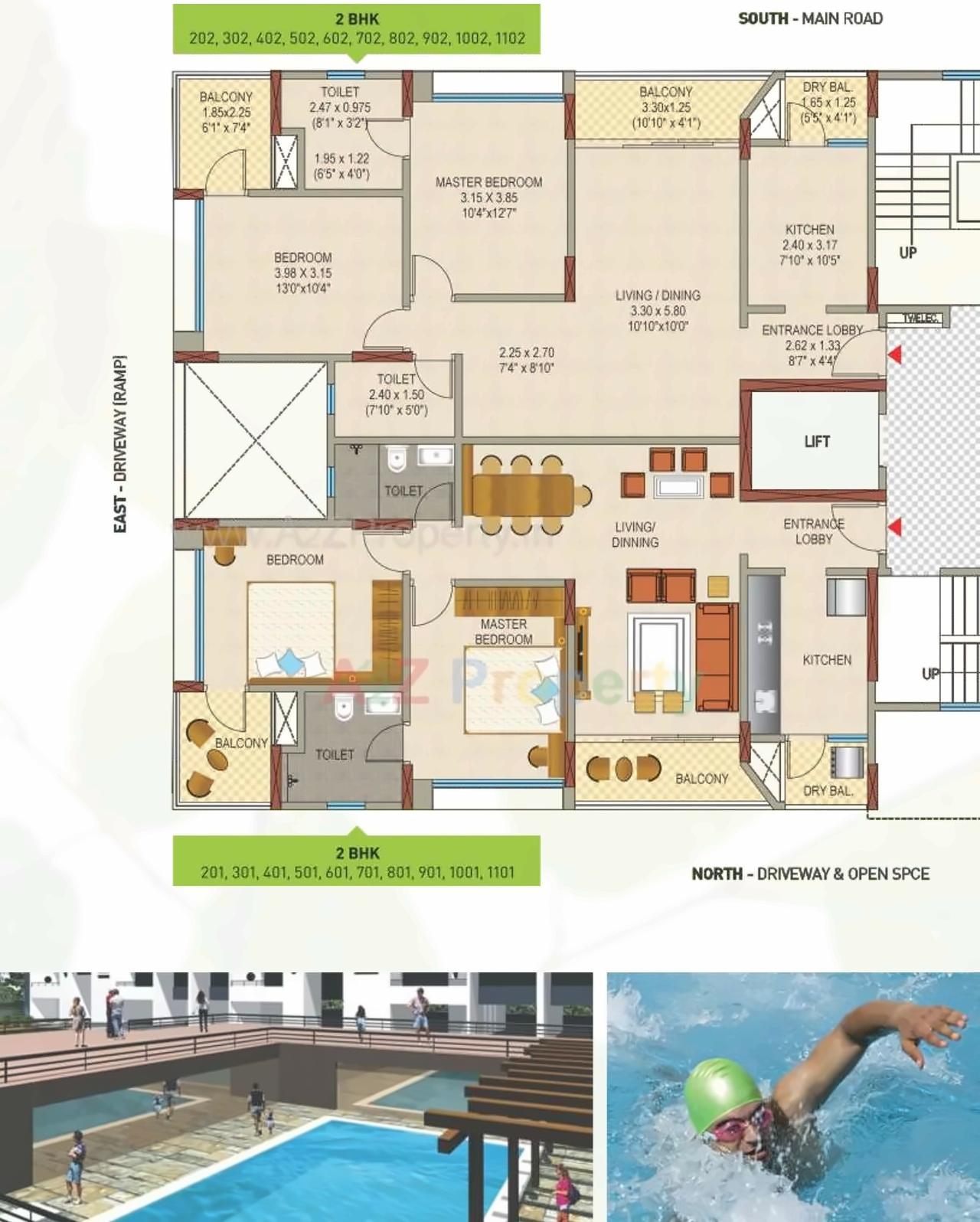 Layout of real estate project Garden Enclave located at Kondhwa-khurd, Pune, Maharashtra