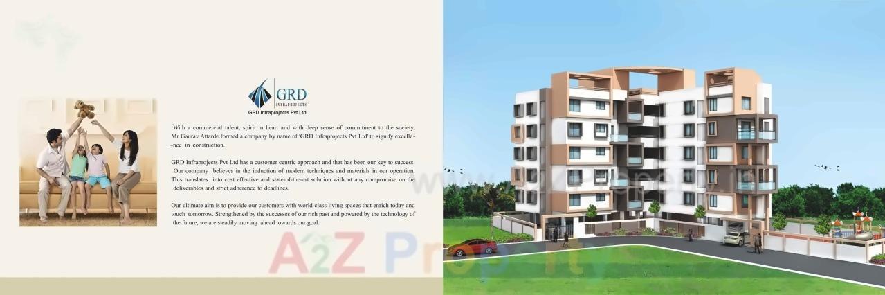 3D Elevation of real estate project Gaurav Pride located at Wakad, Pune, Maharashtra