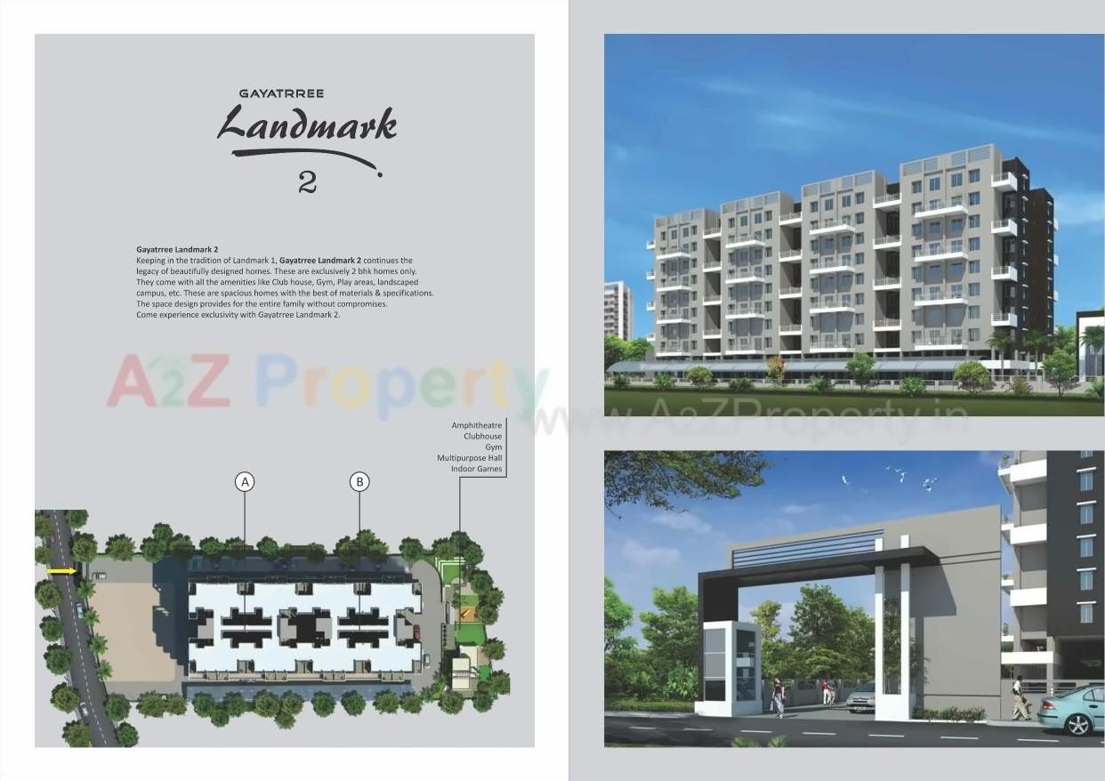 3D Elevation of real estate project Gayatrree Landmark located at Thergaon, Pune, Maharashtra